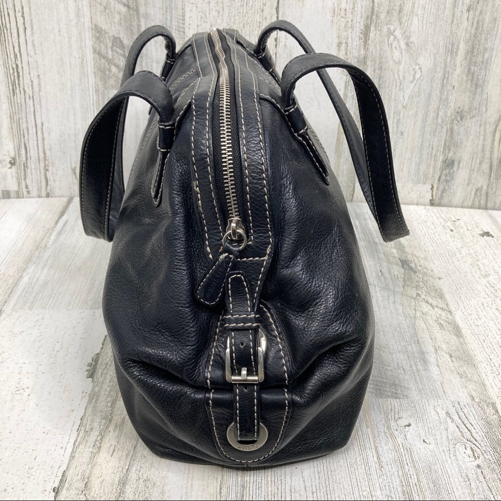 Michael Kors large black pebbled leather satchel - Picture 5 of 14